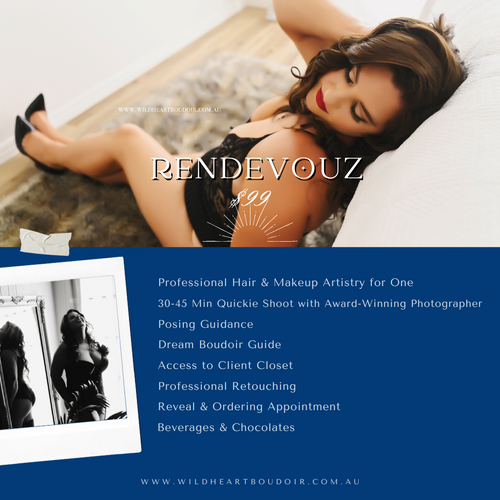 RENDEVOUZ (QUICKIE!) BOUDOIR BOMBSHELL SHOOT!!