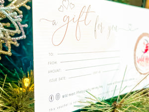 GIFT CERTIFICATE ~ $100 to any amount!