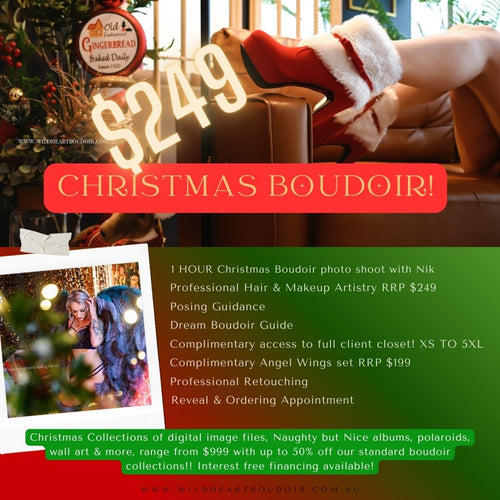 Limited Edition Christmas Boudoir Shoot!