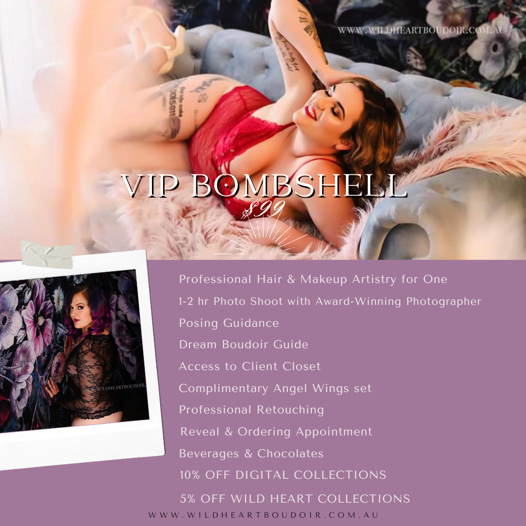 VIP BOMBSHELL BOUDOIR SHOOT!! (Strictly for former clients!)