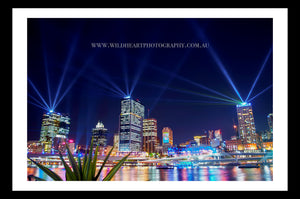 Nightscape - Riverfire City of Lights Festival & Santos Laser Light Show